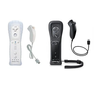 Motion Plus Remote And Nunchuck Controller With Silicone Case And Wrist - Image 1 of 3