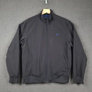 FRED PERRY Jacket Mens M Medium Blue Bomber Navy Sailing Nylon Brentham - Picture 1 of 11