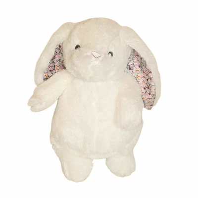 Brinquedo de pelúcia Carter's Just One You 68284 orelhas florais de coelho branco 10" - Imagem 1 de 4