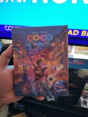 COCO Steelbook Blu-ray DOUBLE LENTICULAR SLIP BLUFANS NEW SEALED - Image 1 of 2