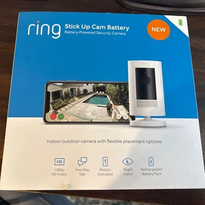 Ring Stick Up Cam Battery HD Security Camera (3rd Generation) with Two-Way Talk - Image 1 of 4