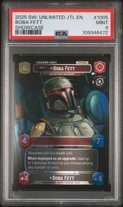 🔥2025 Star Wars Unlimited Boba Fett Showcase - JTL 1005 - MINT PSA 9🔥 - Bild 1 von 3