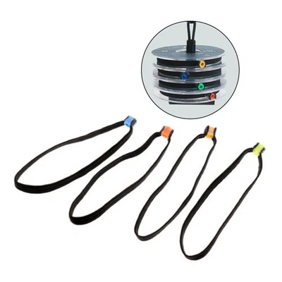 6 Pcs Elastic Tippet Spool Tenders for Fly Fishing Tippet Line Organization - Image 1 of 4