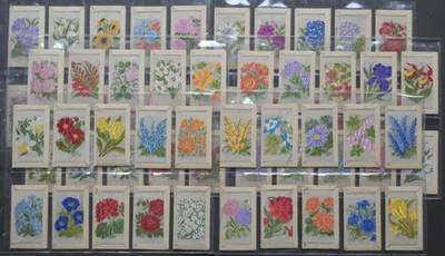 COMPLETE SET of 60 x Kensitas Silk Flowers with Wallets 1st Series Small - Image 1 of 4