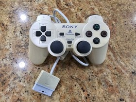 Sony OEM PlayStation 2 Dualshock 2 Ps2 Controller White SCPH-10010 Read
