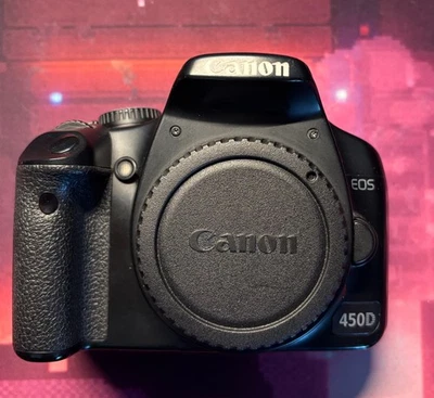 Canon EOS 450Da (astromod) 12.2 MP SLR-Digitalkamera - Schwarz (Nur Gehäuse) - Bild 1 von 4