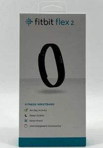 NEU Fitbit Flex 2 Gesundheit Aktivität Schlaf Tracker Sport Band S&L Bluetooth schwarz - Bild 1 von 4