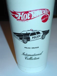 HOT WHEELS REDLINE POLICE CRUISER JACK IN THE BOX PLASTIC CUP PROMO -NICE! - Picture 1 of 7