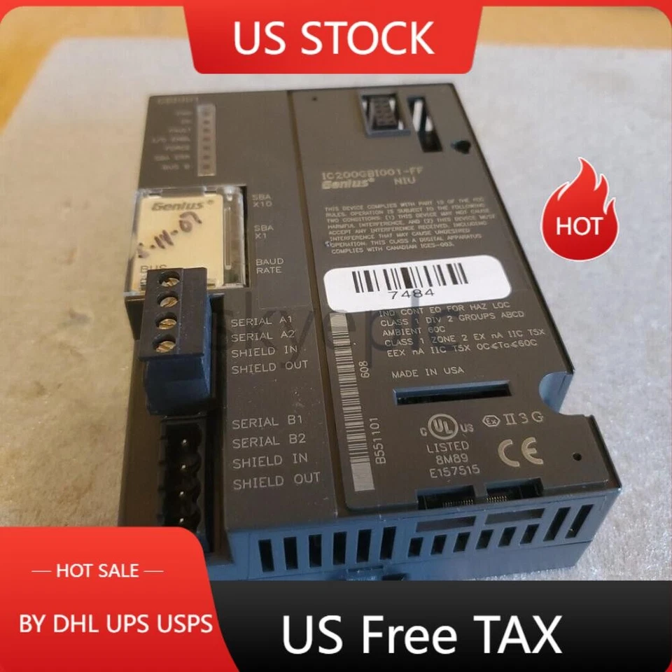 Genius IC200GBI001 NIU Module NEW Good Condition - Image 1 of 4