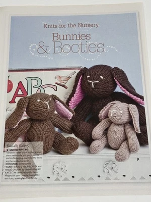 Debbie Bliss Bunnies & Booties Knitting Pattern Toy Trio Magazine Pages - Image 1 of 3