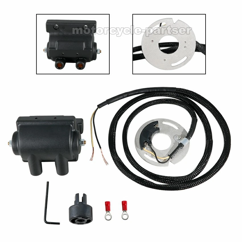 Bobina de encendido doble Fire FLT Tour Glide FXRS Low Glide para Harley Davidson Foto 1 de 4