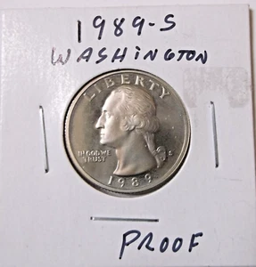 1989 S Washington Quarter Proof - Picture 1 of 2