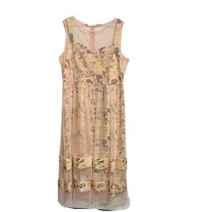 Vestido Superpuesto Malla Ulla Terciopelo Medianoche Rosa Multi Talla 16 - Imagen 1 de 6