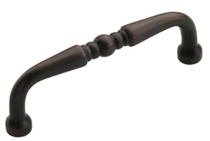 Tirador de gabinete con manija Amerock de 3" centro bronce frotado con aceite BP530060RB - Imagen 1 de 2