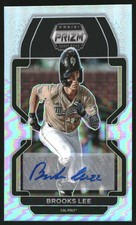 2022 Panini Prizm Draft Picks Base Autographs Prizms Silver #8 Brooks Lee Auto