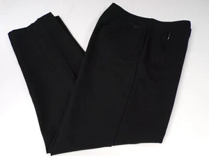Vintage Columbia GRT Golf Pants Womens 6 Black Side Zip Pockets Poly Blend A24 - Picture 1 of 10