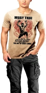 Thai Boxing T-Shirt Muay Thai The Science Of Eight Limbs Full Contact Sport Tee - Picture 1 of 1