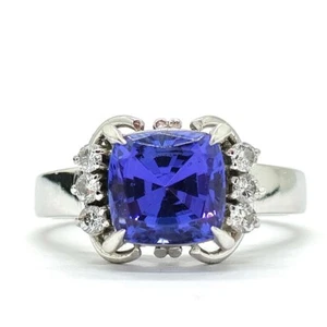 Jewelry Ring Tanzanite 1.7ct Platinum - Bild 1 von 8