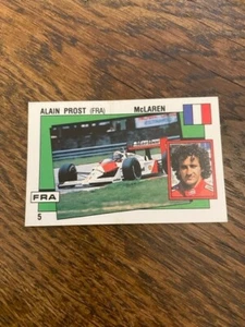 Panini Supersport 1988 Alain Prost #5 Mc Laren + Rizzitelli Back new as in pic - Picture 1 of 2