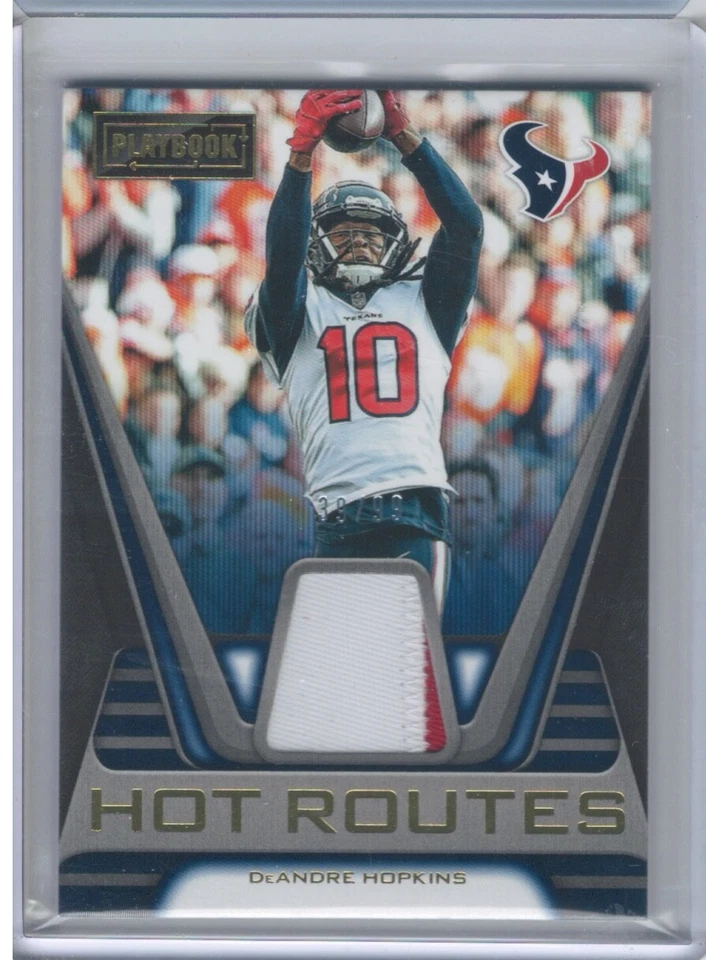 2019 Panini Playbook Hot Routes 2 Color Patch Deandre Hopkins Texans 39/99 - Image 1 of 1