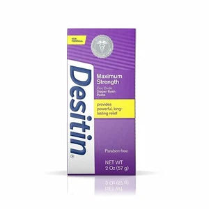Desitin Zinc Oxide Diaper Rash Paste Maximum Strength Long Lasting 2 oz 6 Pack - Picture 1 of 7