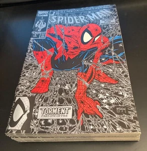 Super High-Grade! LOT of *10* SPIDER-MAN #1 (1990) Silver Version *NM/NM+ GEMS* - Picture 1 of 7