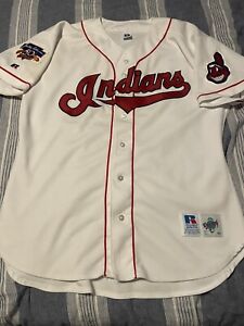 Cleveland Indians Vintage Jersey Authentic Diamond Collection Size 48