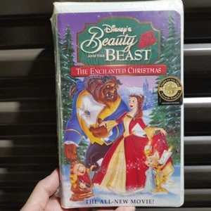 Disney La Bella y la Bestia: Una Navidad Encantada Vintage VHS, 1997 NUEVO - Imagen 1 de 6