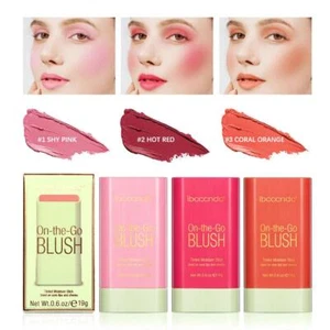 Cosmetics Glassy Blush Gel Powder Blusher Cream Makeup Natural Long-lasting 2024 - Picture 1 of 15
