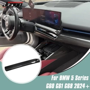 Dry Carbon Interior Dash Panel Cover For BMW i5 G60 M60 530i 540i 550e 2024 2025 - Picture 1 of 13