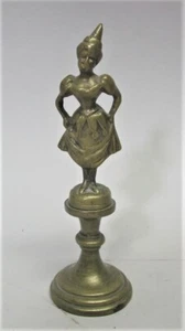 Fine 19th C. Miniature Bronze Sculpture of a "Naughty" Lady  c. 1890   antique - Picture 1 of 7