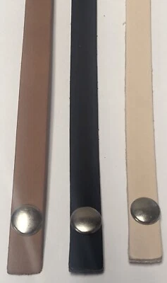 Bandeja de silla alta de cuero marrón negro natural correa de seguridad asiento bebé niño niños Foto 1 de 4