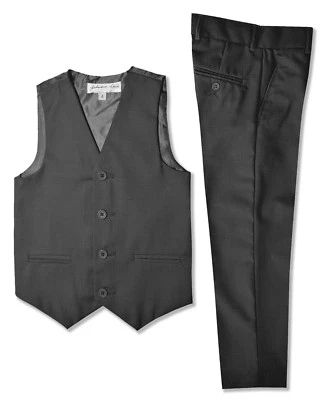 Conjunto de chaleco y pantalones formales JL42 Johnnie Lene para niños  Foto 1 de 2