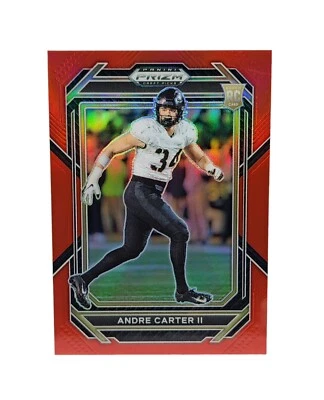 Andre Carter II 2023 Prizm Draft Picks 167/299 RED PRIZM Minnesota Vikings #192 - Image 1 of 2