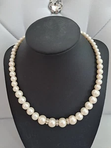 Kette Perlen Strass neu K1 - Bild 1 von 3