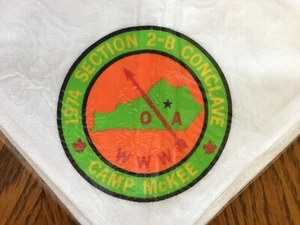 1974 Section 2-B Conclave Neckerchief - Picture 1 of 2