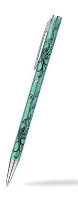 Bolígrafo Plateado Pájaro del Paraíso Nuevo En Caja Varios Colores Foto 1 de 4