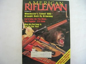 Vintage AMERICAN RIFLEMAN Magazine, December 1985 Excellent Condition - Picture 1 of 4
