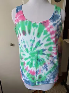 Tie-dyed tank ladies large - Picture 1 of 3