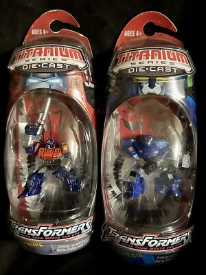 2006 Transformers Optimus Prime & Smokescreen Titanium Series New MOSC G1 - Image 1 of 2