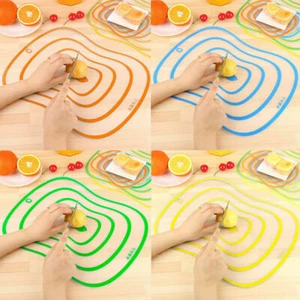 Kitchen Flexible Cutting Board Fruit Panel Resin Chopping block Kitchenware Cute - Picture 1 of 10