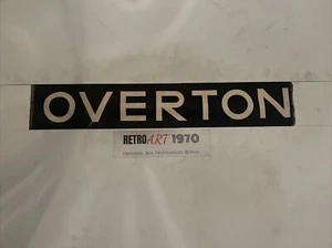 Overton - Wrexham 231 Vintage Bus Jalousie August 1974 31" GESCHENK - Bild 1 von 12