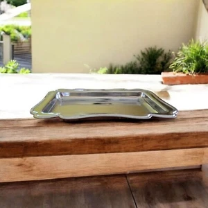 VTG Irvinware Chromeware Rectangular Serving Tray Made In USA (G2) - Picture 1 of 6