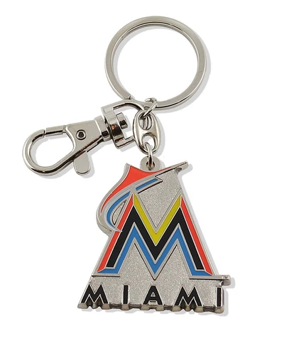 Miami Marlins Keychain Metal Heavyweight Team Logo Key Ring Cover