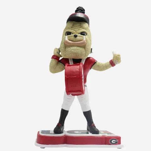 Hairy Dawg Georgia Bulldogs Halftime Heroes Band Drum Dummer Bobblehead NCAA Cover