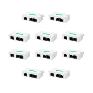LINOVISION Mini Extensor PoE de 2 Puertos Split 1 PoE cable para 2 dispositivos PoE (paquete de 10) - Imagen 1 de 8