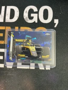 2020 Topps Chrome Formula 1 Sapphire Guanyu Zhou #65 - Picture 1 of 2