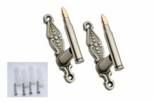 WANDAUFHÄNGER DISPLAY | Metall 30-06 Gewehrkugel für Messer, Schwert, Pistole, Gewehr - Bild 1 von 1