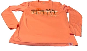 “Till I Die” Woman’s Orange Long Sleeve Shirt - Picture 1 of 3