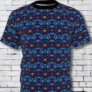 Neon Visionary - Rave Shirt EDM Music Festival Techno Acid House Dance Unisex Me - Picture 1 of 3